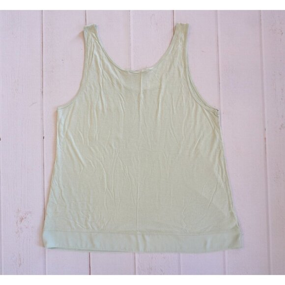 Ann Taylor LOFT Light Green Tank Top - Size L - Picture 6 of 6